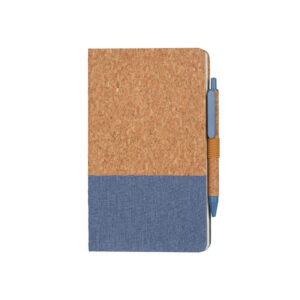 A5 Cork Fabric Hard Cover Notebook Set