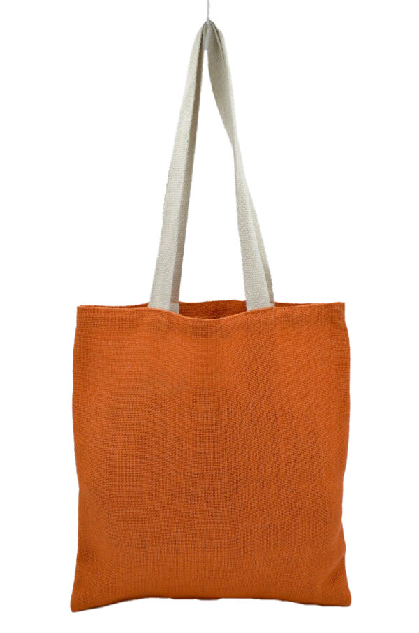 JUTE BAG ORANGE - Image 2
