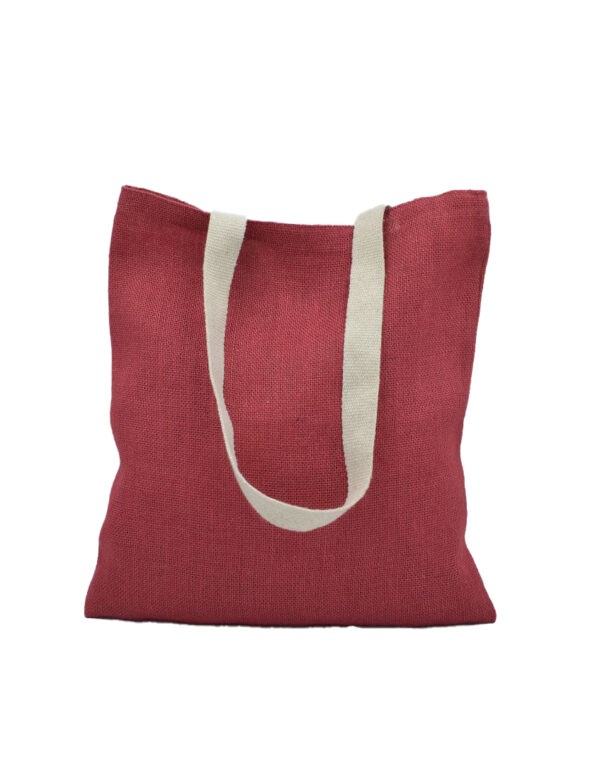 JUTE BAG RED - Image 2