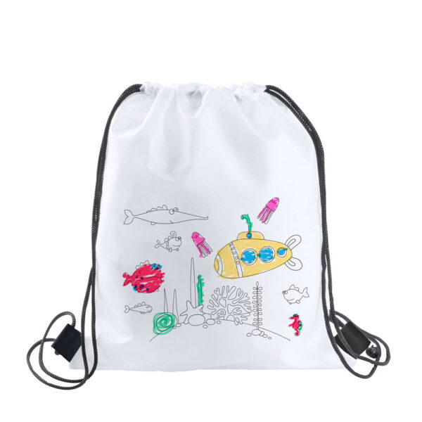 colouring drawstring bag - Image 2
