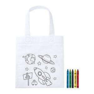 colouring shopping bag