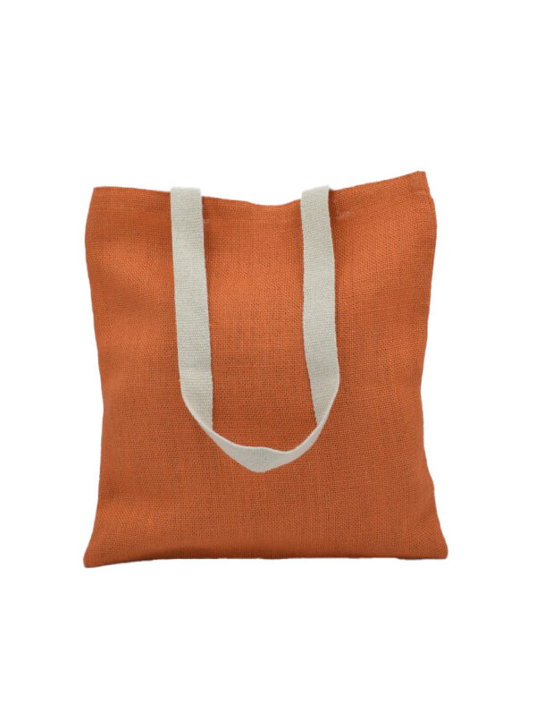 JUTE BAG ORANGE - Image 3